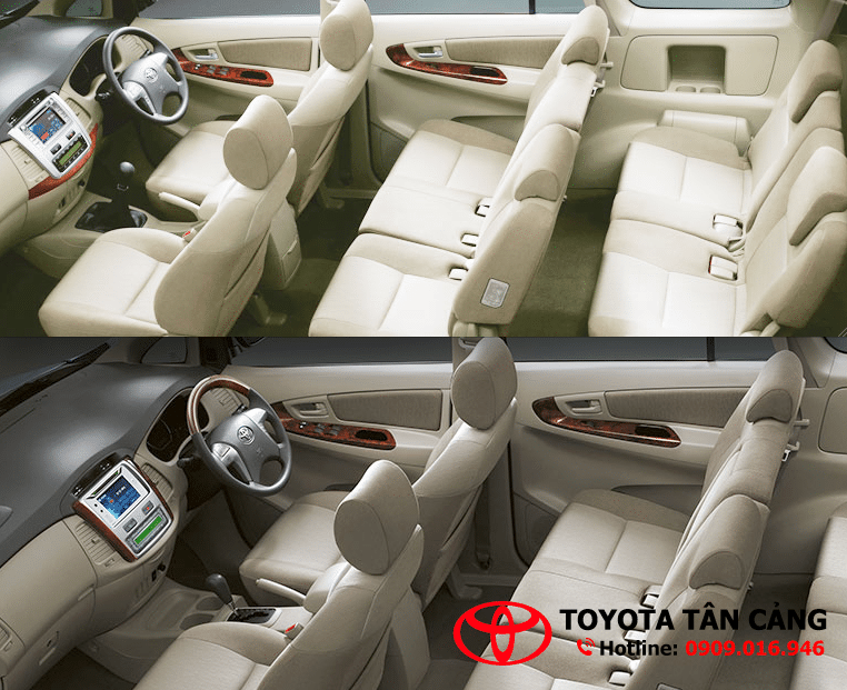 Nội thất xe Toyota Innova 2015