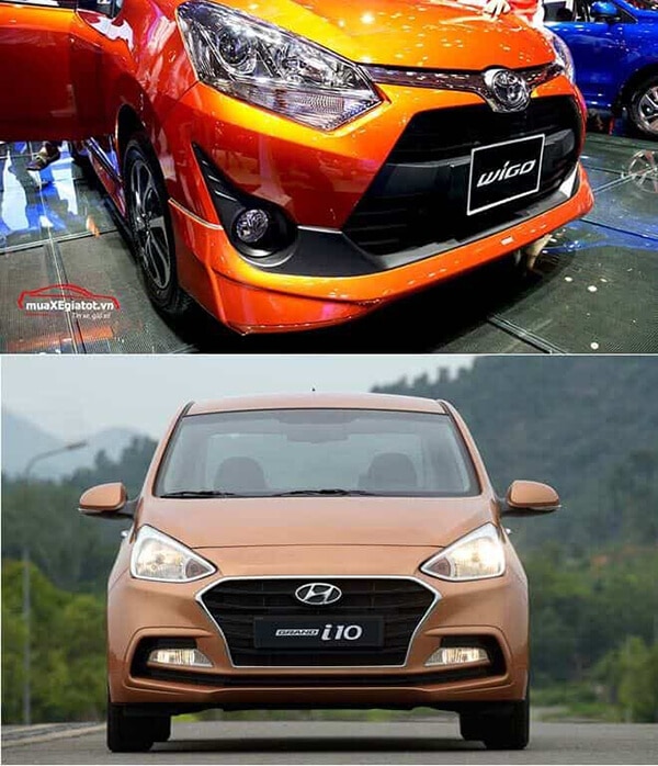 So sánh Toyota Wigo 1.2 AT 2022 với Hyundai Grand i10 1.2 AT 2022
