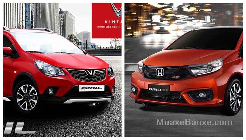 So sánh Honda Brio RS và Vinfast Fadil 1.4 bản cao cấp