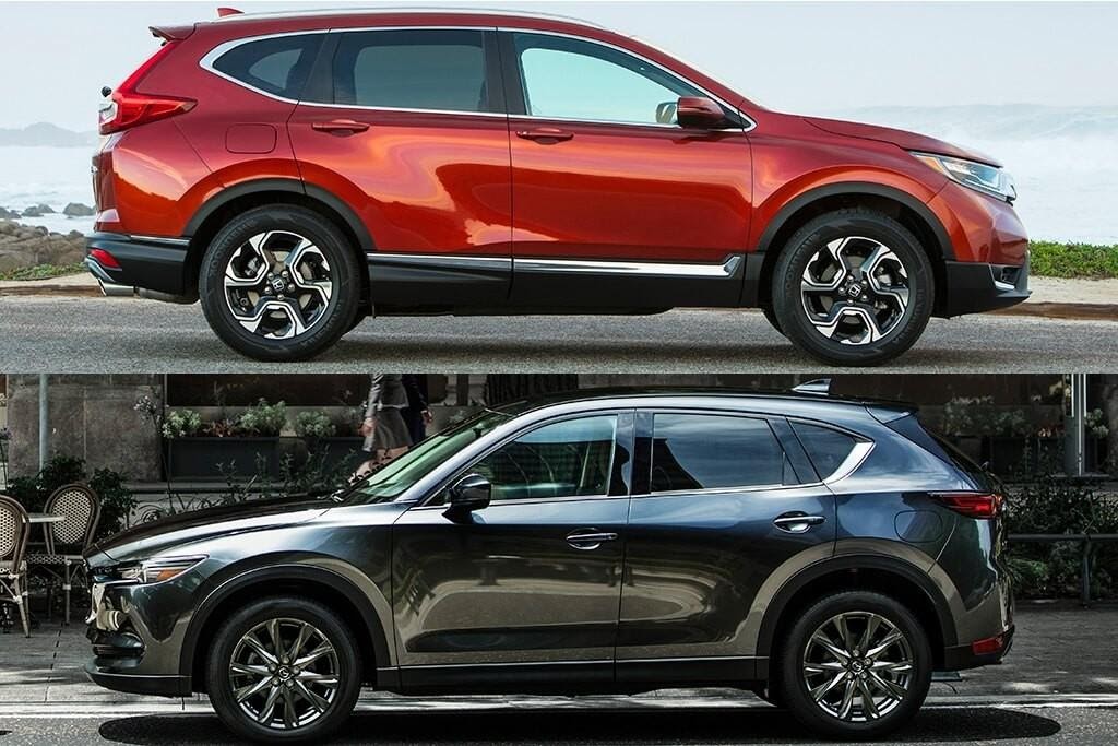 So sánh thân xe của Honda và Mazda 2021  - Honda CRV 2021 và Mazda CX5 2021 – Cuộc cạnh tranh của hai phiên bản được nâng cấp - Muaxegiatot.vn