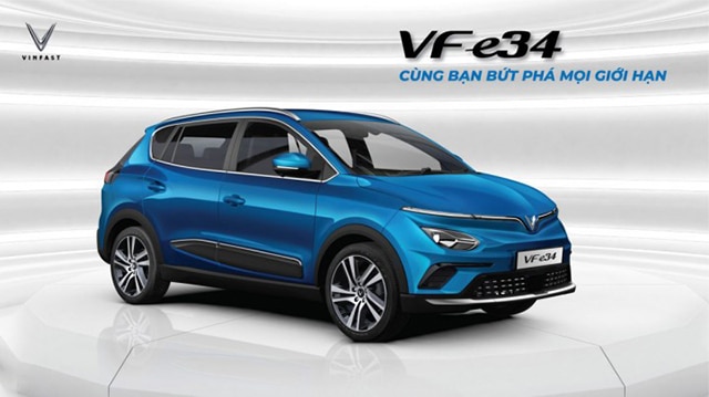 Gia xe Vinfast VF e34 2021 2022 muaxegiatot vn - Đánh giá xe điện VinFast VF e34 2022: Nổi bật trong phân khúc SUV cỡ C - Muaxegiatot.vn