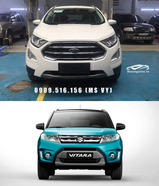 So sánh Ford Ecosport 2021 và Suzuki Vitara 2021