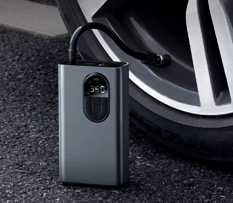 Máy bơm hơi xe máy Baseus Energy Source Inflator Pump nhỏ gọn