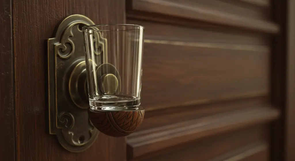 Put a glass in the doorknob before going to bed: it could save your life